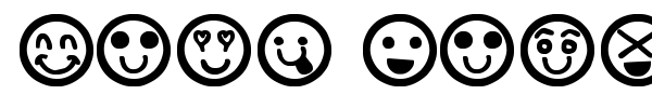 Hand Faces St font preview